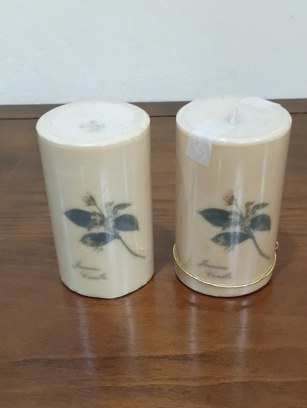 Bath & Body Works Aromatherapy Jasmine Vanilla Candles, Set Of 2 - New!